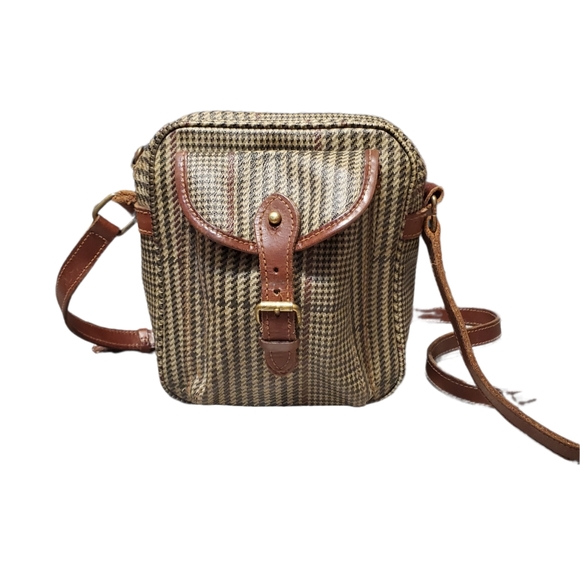 Polo by Ralph Lauren Bags Vintage Polo Ralph Lauren Houndstooth Crossbody Bag Poshmark